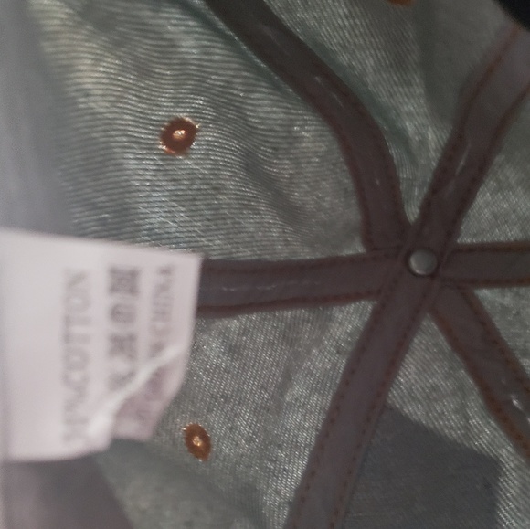 Womens New Blinged out Fleur De Lis Fitted Cap - Picture 5 of 5